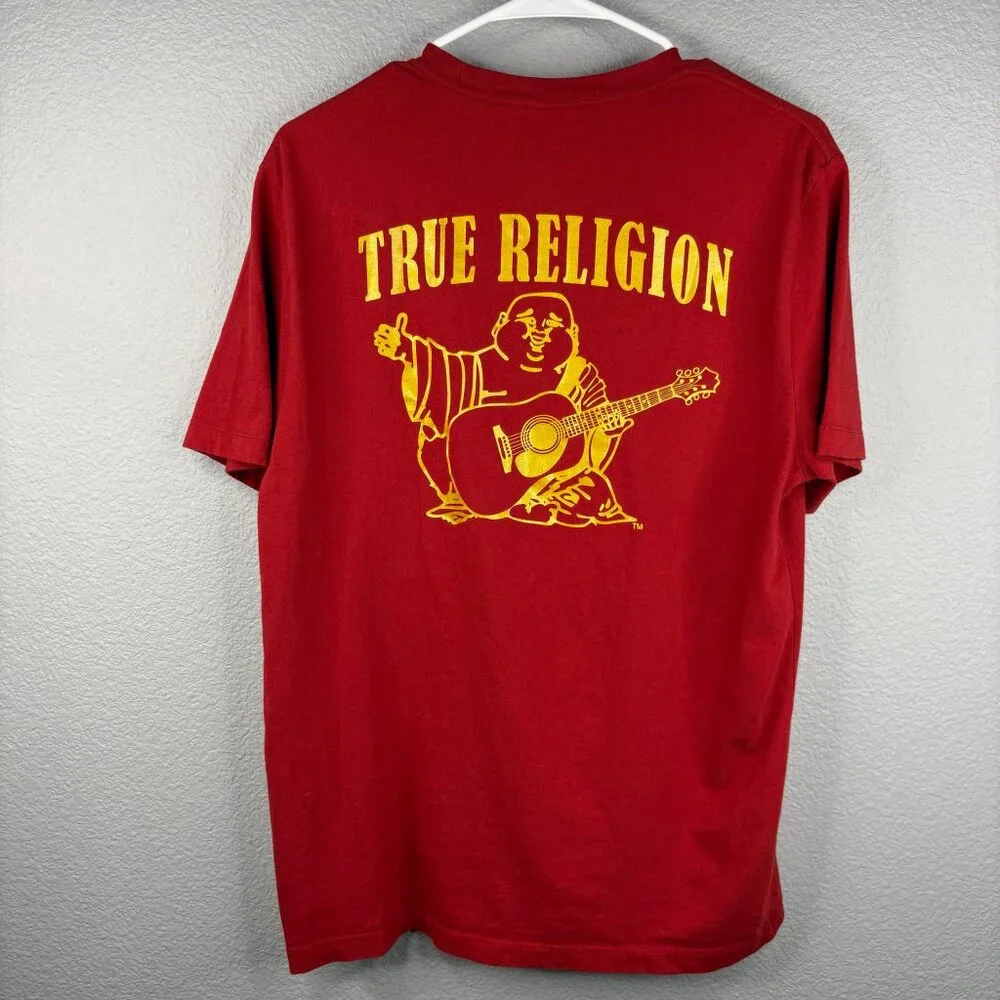True Religion Red Buddha T-Shirt